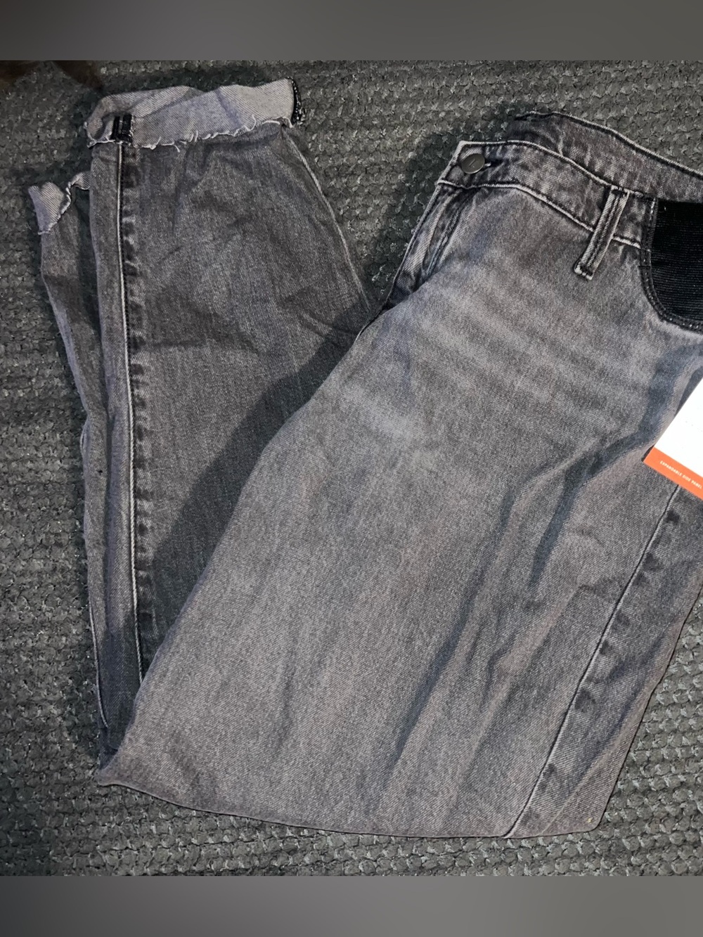 Maternity Grey boyfriend Denim Jeans